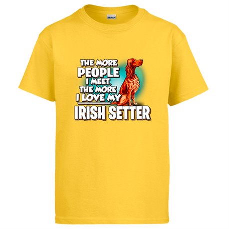Camiseta I love my Irish Setter raza perro