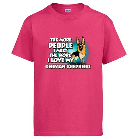 Camiseta I love my Pastor Alemán raza perro