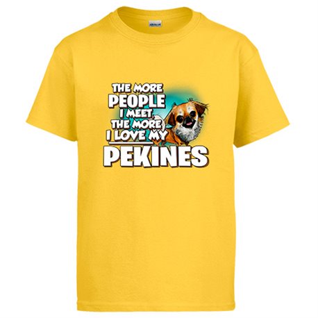 Camiseta I love my Pekines raza perro
