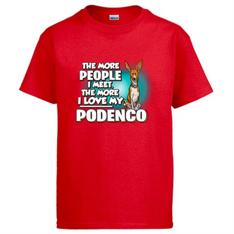 Camiseta I love my Podenco raza perro