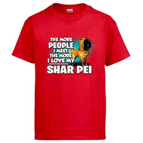 Camiseta I love my Shar Pei raza perro