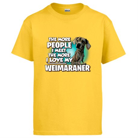 Camiseta I love my Weimaraner raza perro