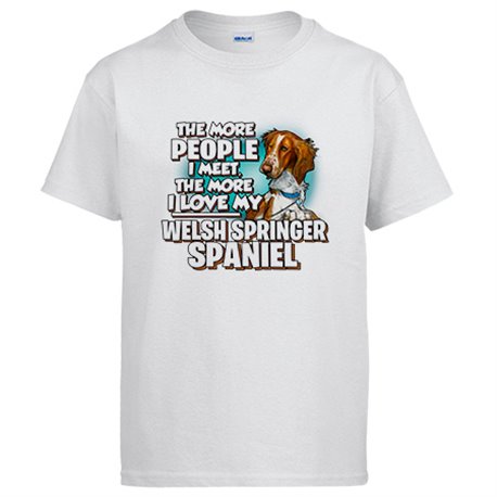 Camiseta I love my Welsh Springer Spaniel raza perro