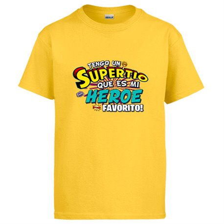 Camiseta tengo una Supertío que és mi héroe favorito regalo para Tío