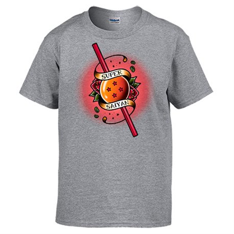 Camiseta ilustración super Saiyan Love