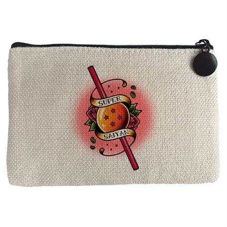Monedero ilustración super Saiyan Love