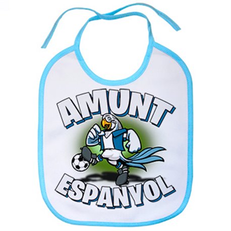 Babero parodia de perico el periquito la mascota de fútbol