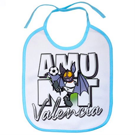 Babero parodia de súper murciélago mascota de fútbol de Valencia