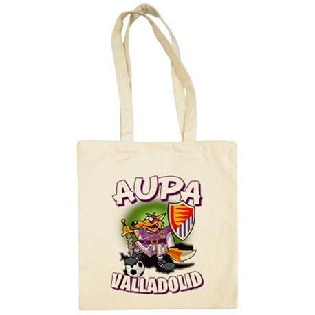 Bolsa de tela parodia de Pepe el Zorrillo la mascota de fútbol de Valladolid