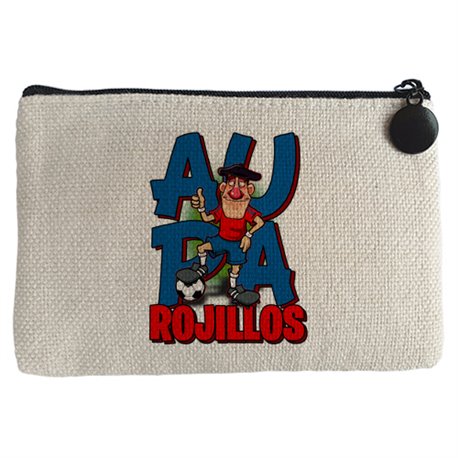 Monedero parodia de los rojillos la mascota del fútbol de Pamplona
