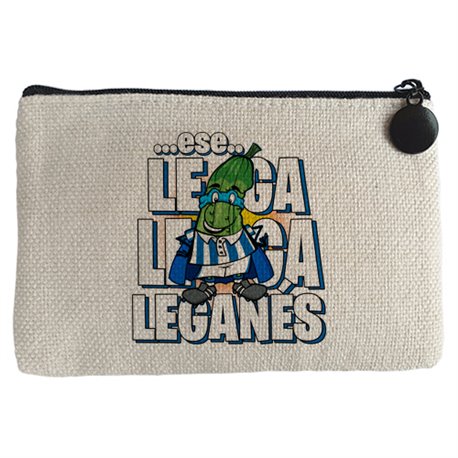 Monedero parodia de súper pepino la mascota de fútbol de Leganés