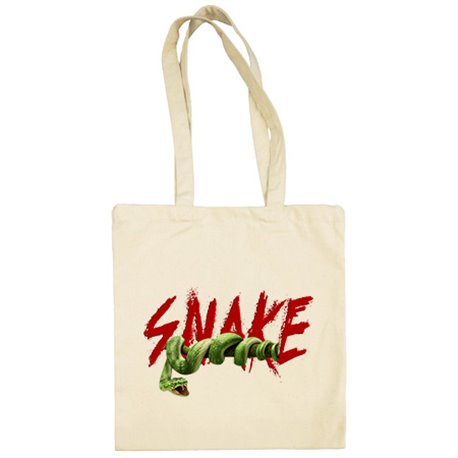Bolsa de tela ilustración de serpiente de la selva