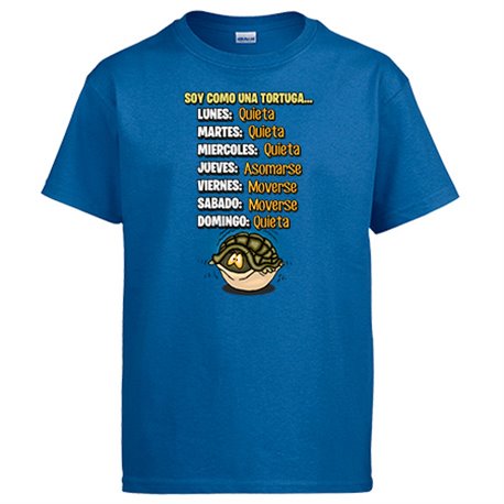 Camiseta soy como una tortuga meme divertido para chica