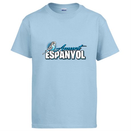 Camiseta ilustración parodia de un periquito espanyol
