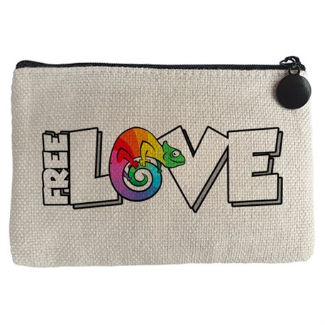 Monedero amor por los camaleones camaleón