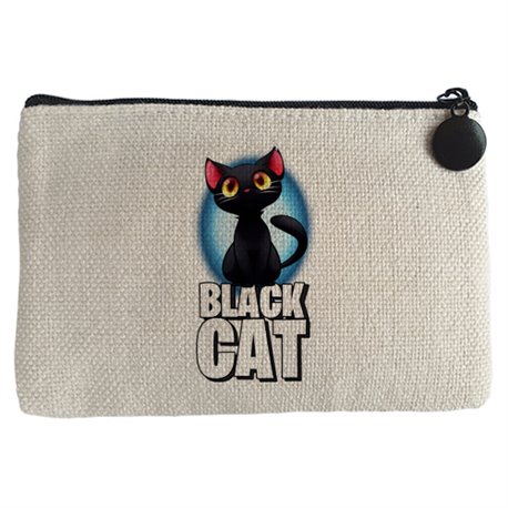 Monedero gato negro black cat