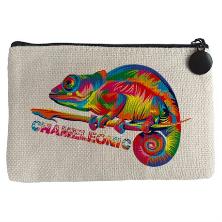 Monedero ilustración chameleoinc camaleónico camaleón