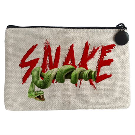 Monedero ilustración de serpiente de la selva