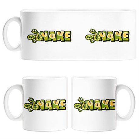 Taza dibujo de serpiente snake
