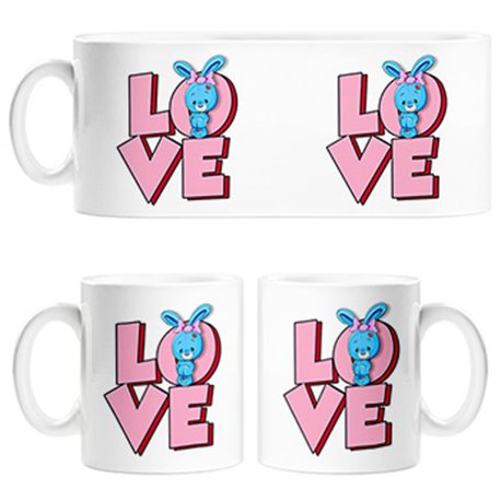 Taza Love conejito amoroso