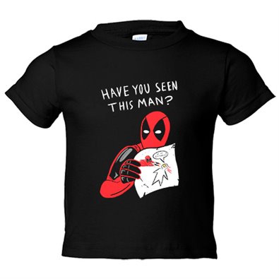 Camiseta bebé ilustración Have You Seen This Man