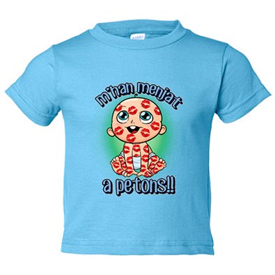 Camiseta bebé M han menjat a petonts nadó nen