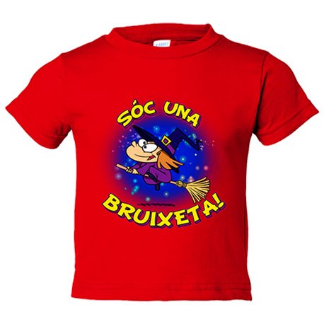 Camiseta bebé Sóc una bruixeta