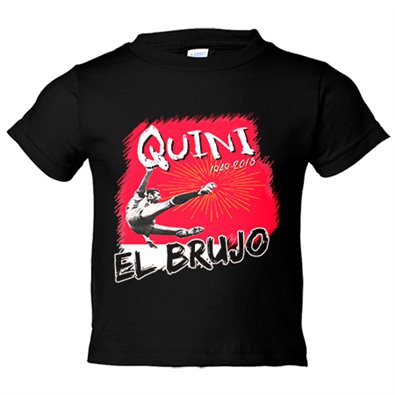 Camiseta niño Homenaje a Quini El Brujo del fútbol