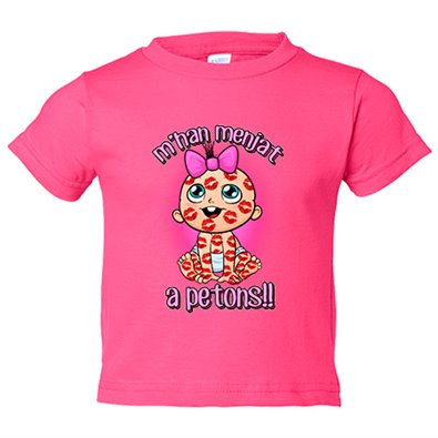 Camiseta bebé M han menjat a petonts nadó nena