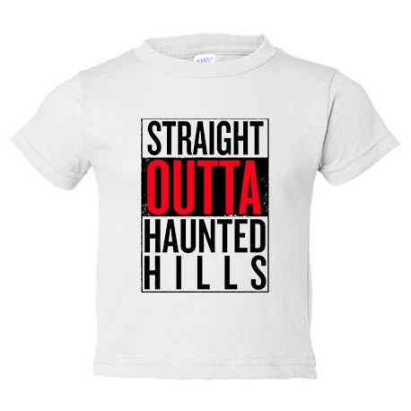 Camiseta bebé Straight Outta Haunted Hills