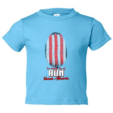 Camiseta bebé lo tengo en mi ADN futbolero de Almería