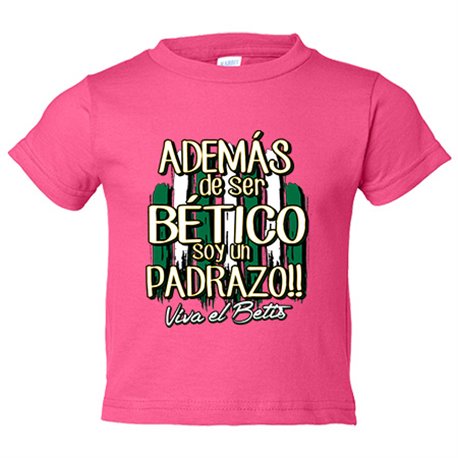 Camiseta bebé además de ser Bético soy un padrazo