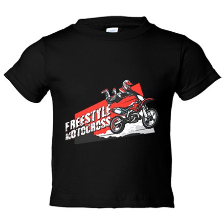 Camiseta niño Motocross Freestyle Superman Jump