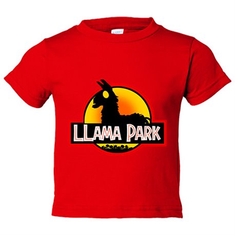 Camiseta bebé Llama Park silueta