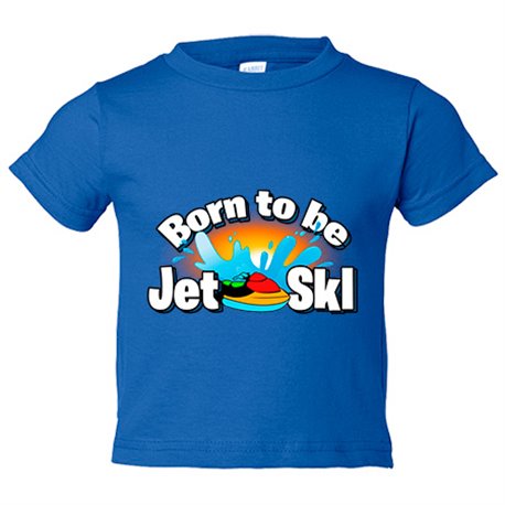 Camiseta bebé Born To Be Jet Ski dibujo