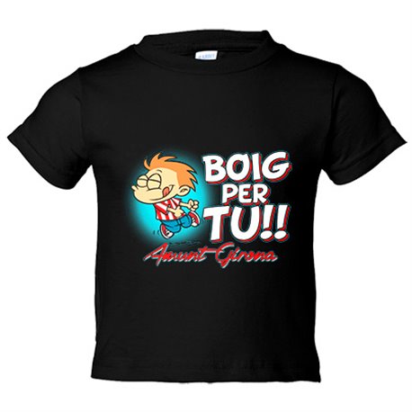 Camiseta bebé Boig per tu amunt Girona