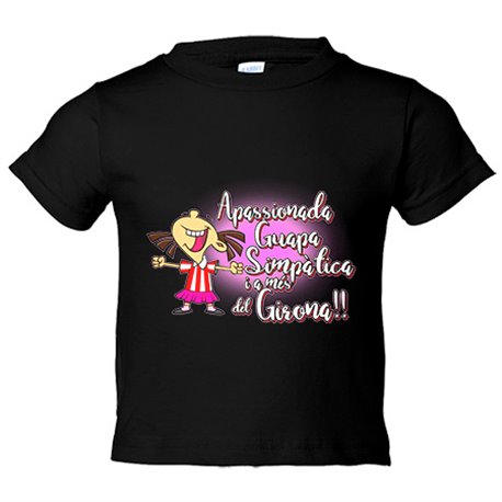 Camiseta bebé Apassionada guapa simpàtica i a més de Girona