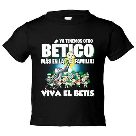 Camiseta bebé ya tenemos otro Bético más en la familia para aficionado al fútbol 