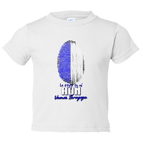 Camiseta bebé lo tengo en mi ADN futbolero de Zaragoza