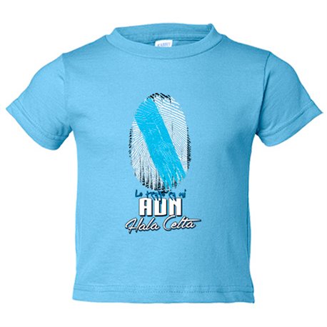 Camiseta bebé lo tengo en mi ADN futbolero de Celta