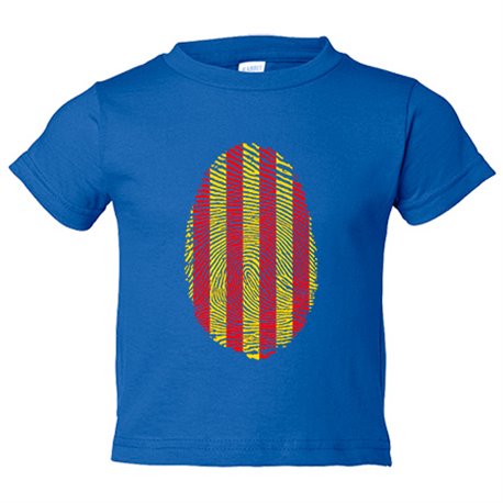 Camiseta niño Emprenta ADN  Catalunya Camiseta niño Emprenta ADN  Catalunya