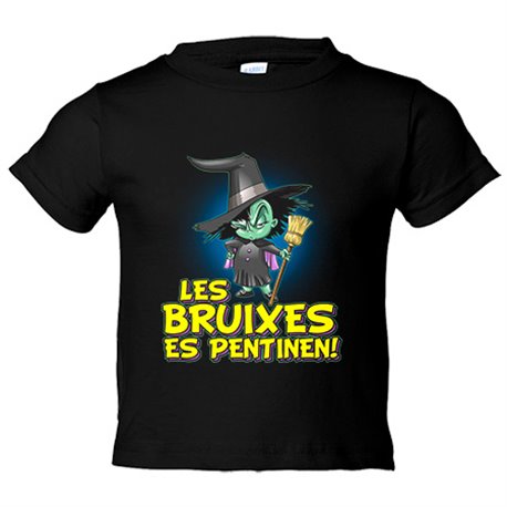 Camiseta bebé Les bruixes es pentinen