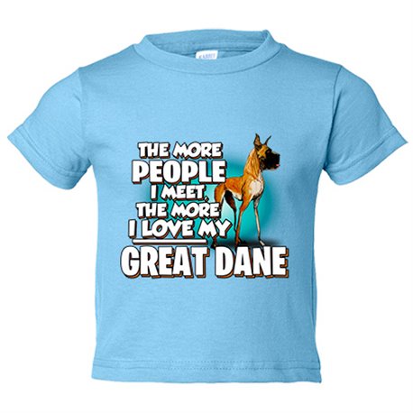 Camiseta bebé I love my Great Dane raza perro