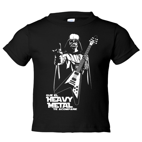 Camiseta bebé Que el Heavy Metal te acompañe