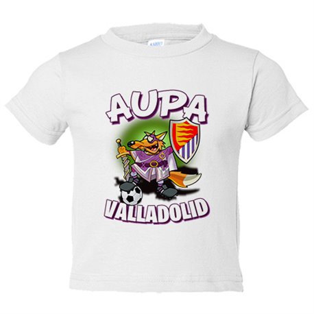 Camiseta bebé parodia de Pepe el Zorrillo la mascota de fútbol de Valladolid