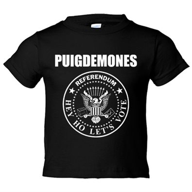Camiseta niño Referèndum Catalunya Puigdemones
