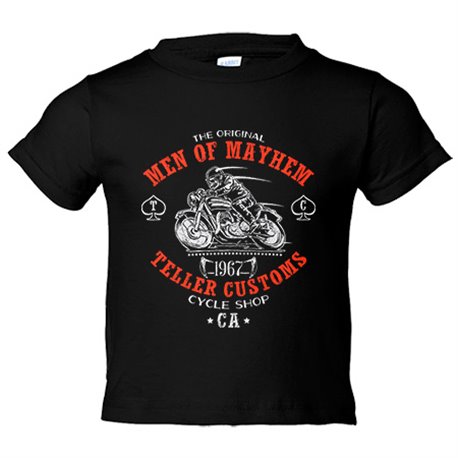 Camiseta niño The Original Men Of Mayhem Teller Customs California