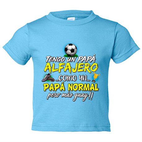 Camiseta niño tengo un papá alfajero como un papá normal pero más guay Camiseta niño tengo un papá alfajero como un papá normal pero más guay