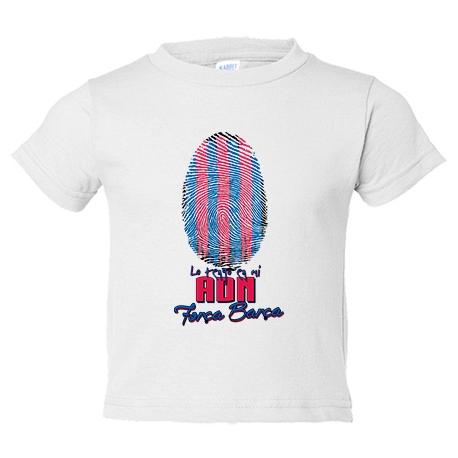 Camiseta niño lo tengo en mi ADN Barcelona fútbol
