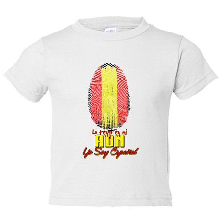 Camiseta bebé lo tengo en mi ADN futbolero español